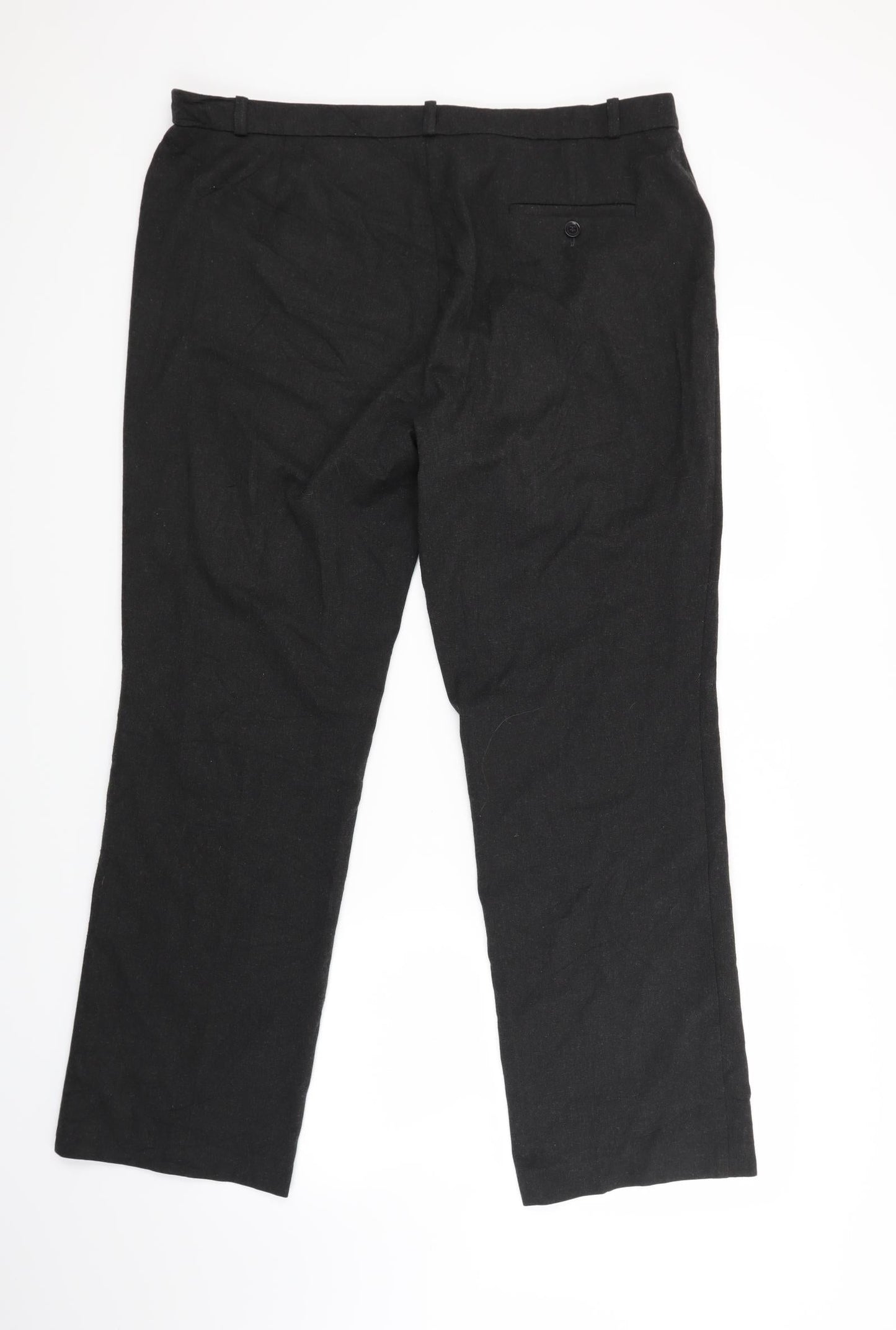 Womens UK Size 16 Marks and Spencer Regular Fit  Grey Trousers
