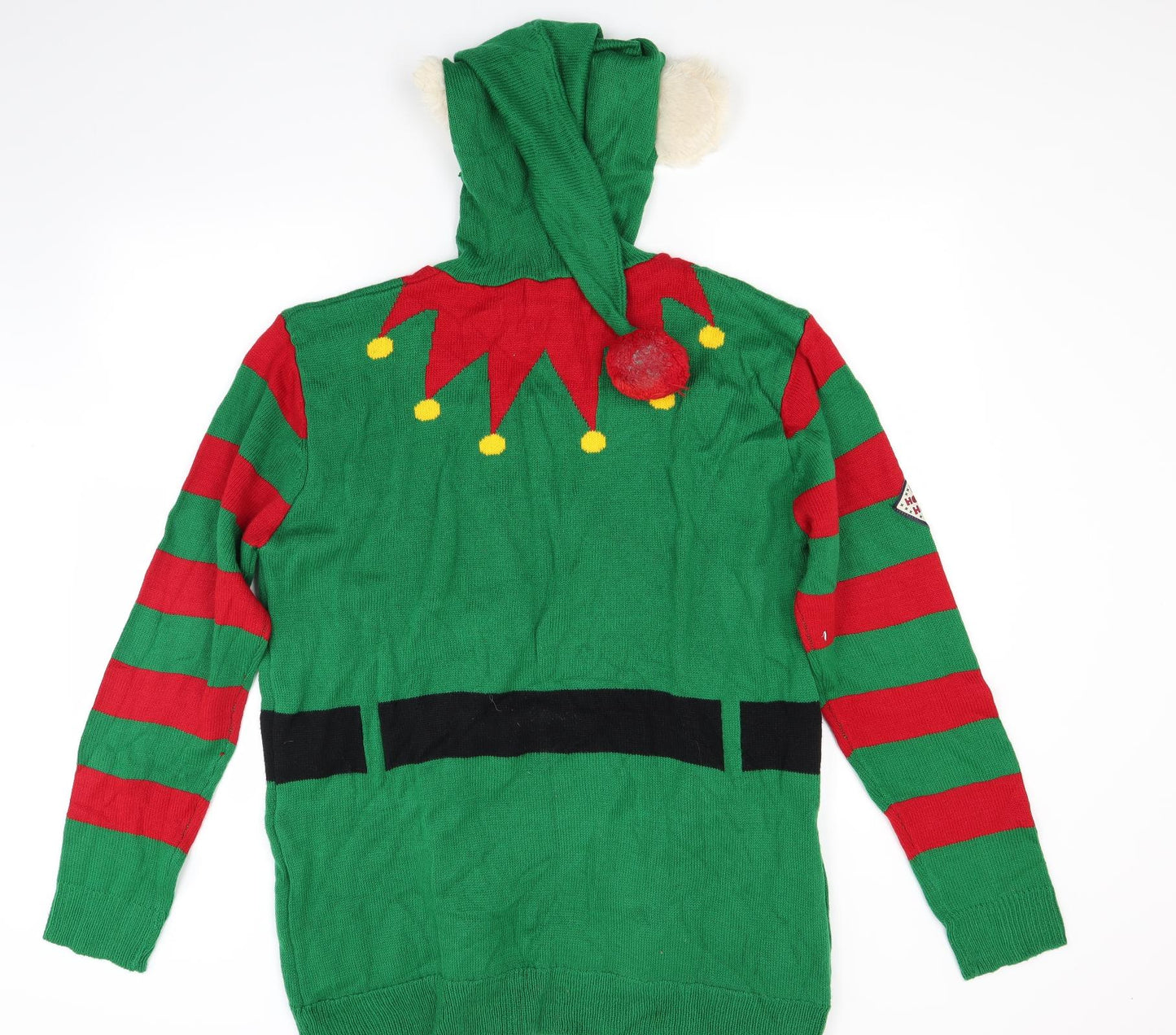 Ho ho ho Womens Green   Pullover Jumper Size XL  - CHRISMTAS