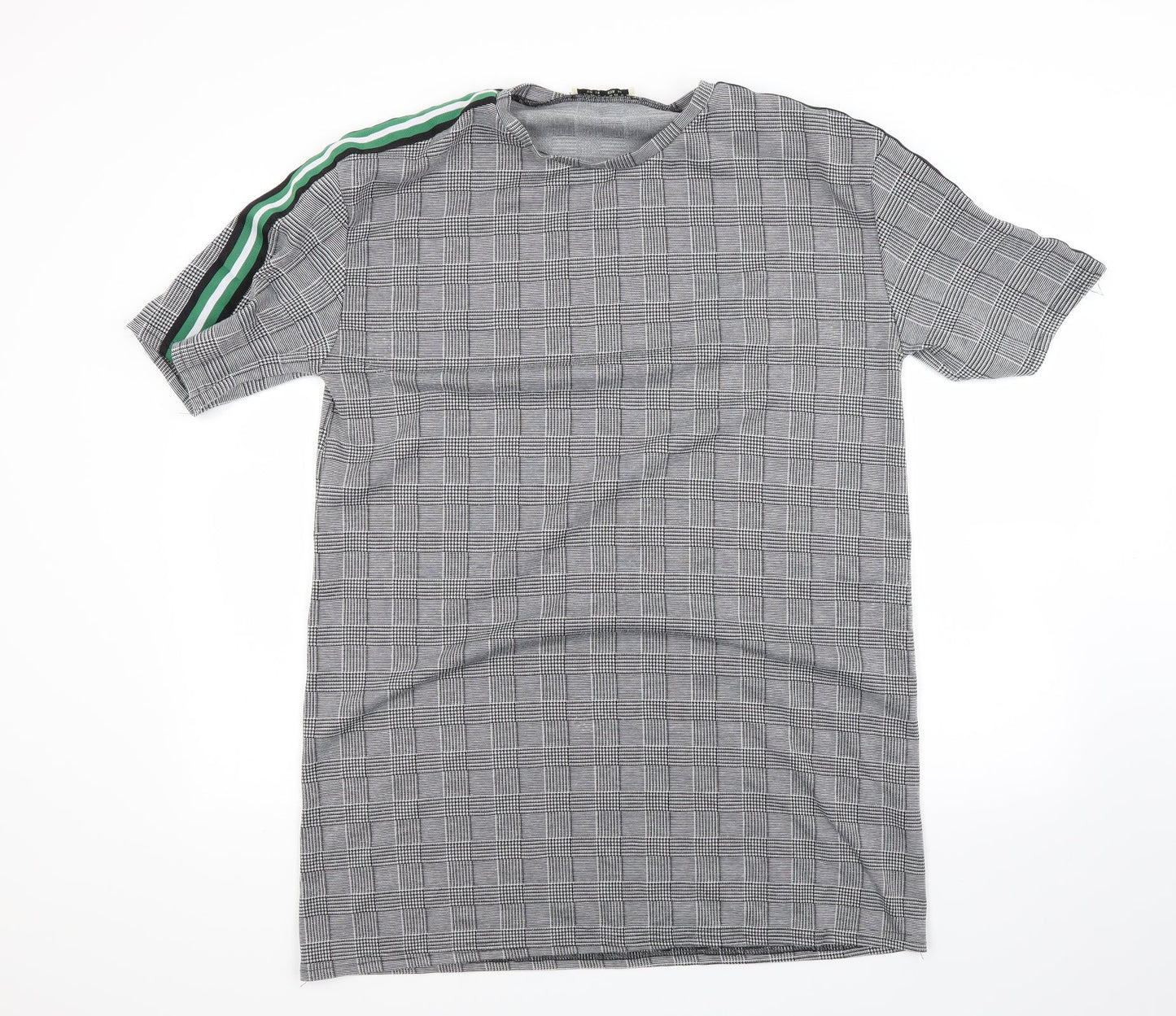 innocence Womens Grey Check  A-Line  Size 16