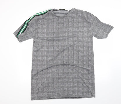 innocence Womens Grey Check  A-Line  Size 16