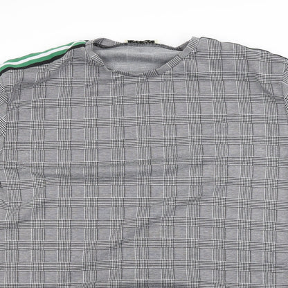 innocence Womens Grey Check  A-Line  Size 16