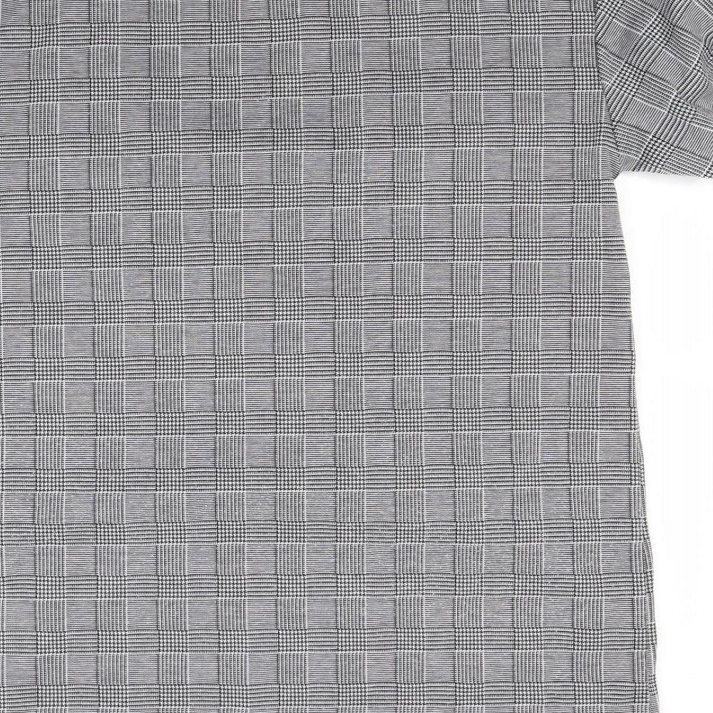 innocence Womens Grey Check  A-Line  Size 16