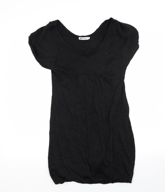 Influence Womens Black   T-Shirt Dress  Size S