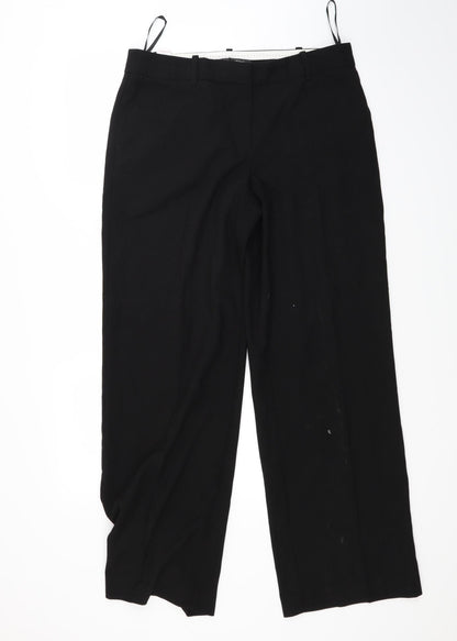 Womens UK Size 12 NEXT Regular Fit  Black Trousers