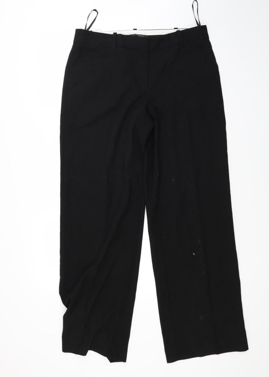 Womens UK Size 12 NEXT Regular Fit  Black Trousers
