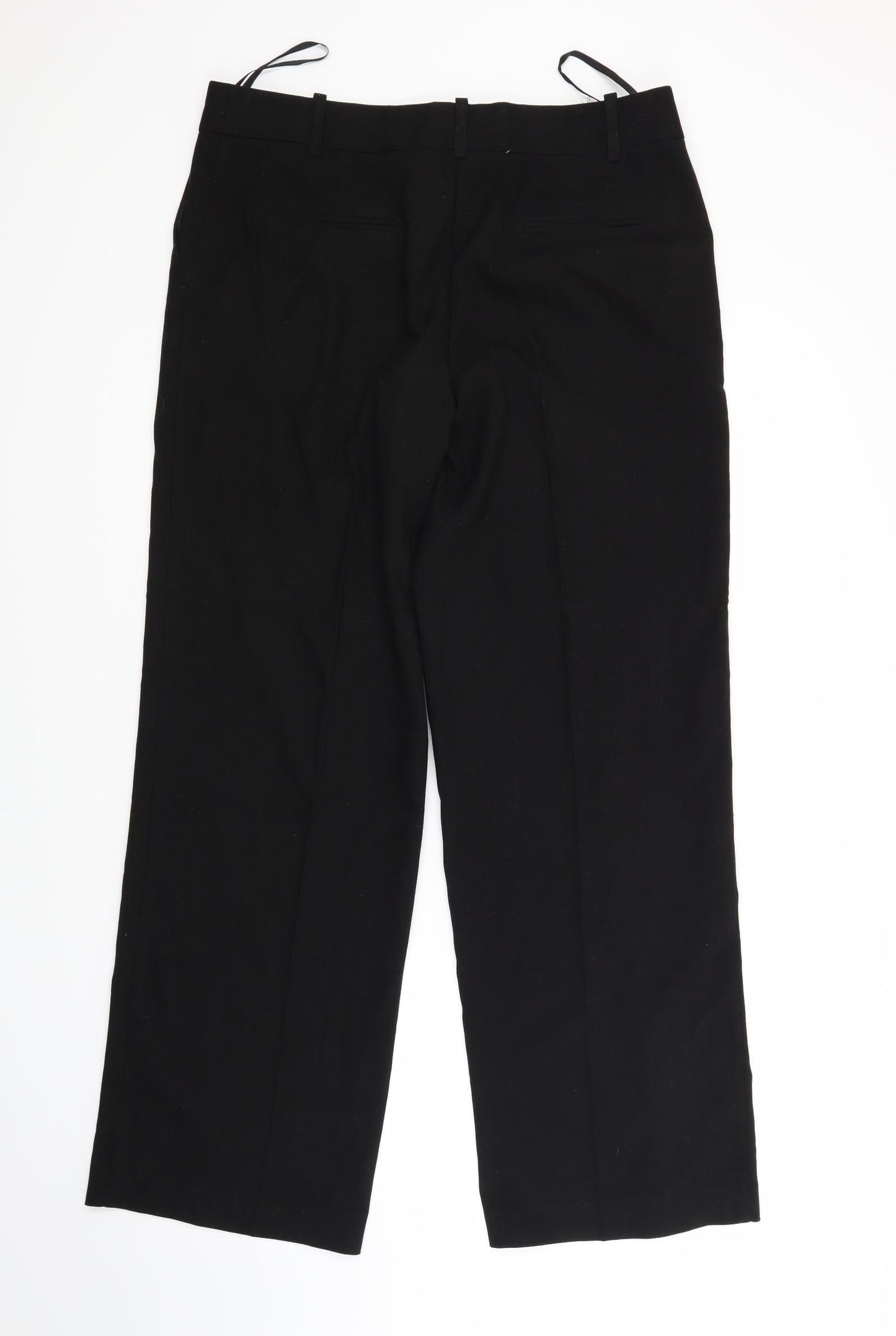 Womens UK Size 12 NEXT Regular Fit  Black Trousers