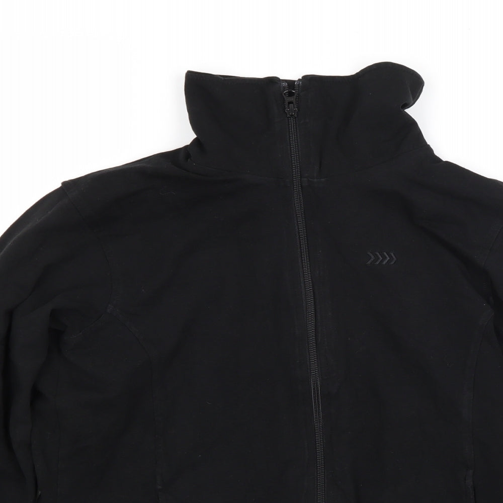 Womens UK Size 10 Mountain Life Black Jacket