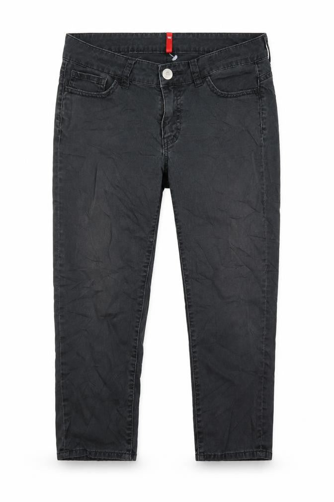 Womens UK Size 28 in Divided Regular Fit Cropped Black Jeans