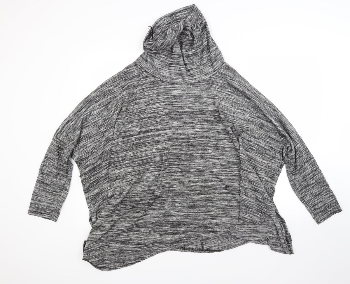 LV Clothing Womens Grey   Pullover Jumper One Size