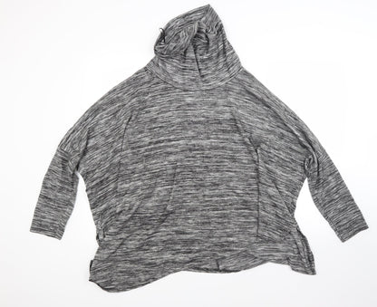 LV Clothing Womens Grey   Pullover Jumper One Size