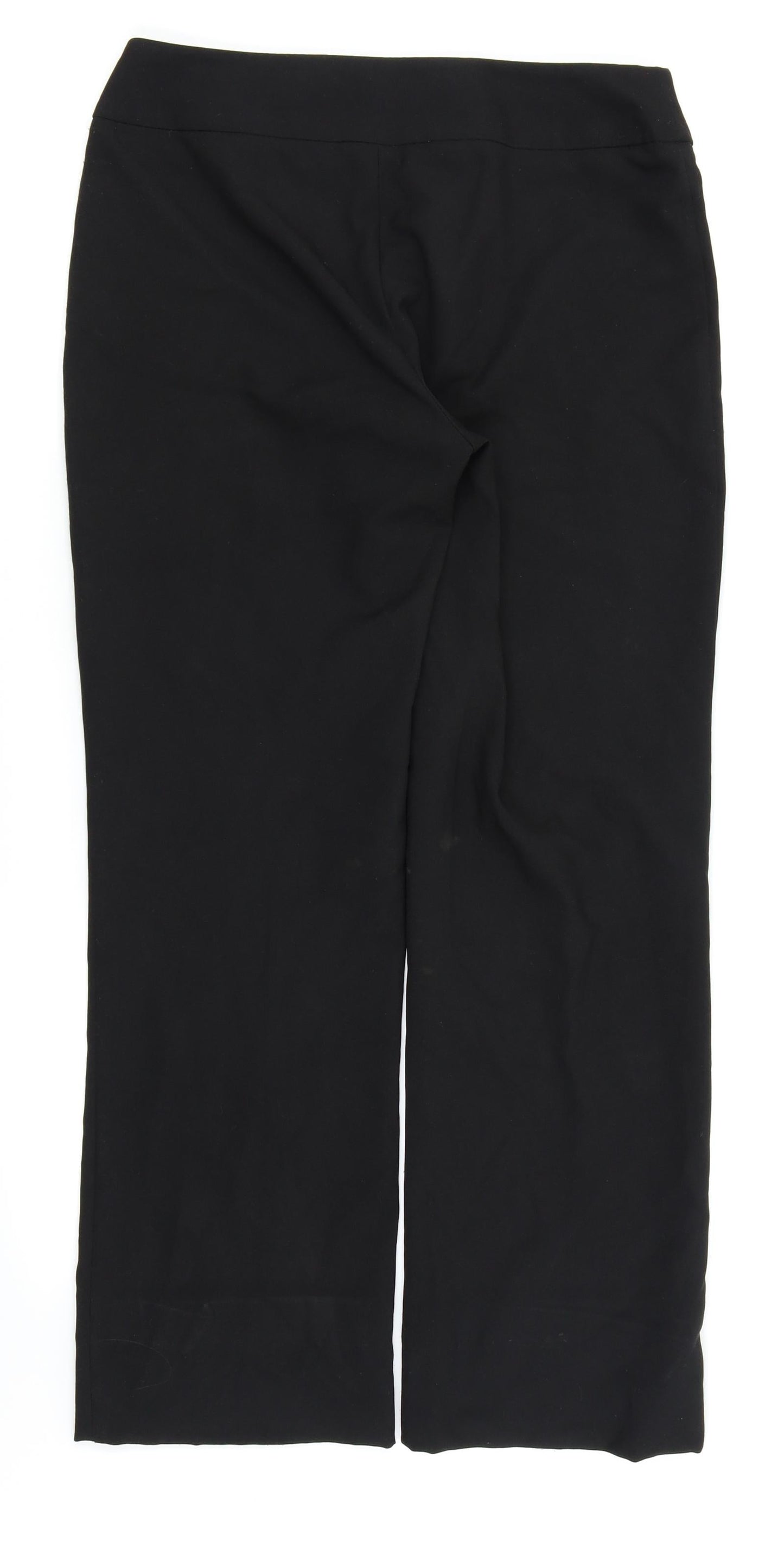 Asda George Womens Black   Trousers  Size 10 L28 in