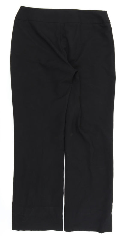 Asda George Womens Black   Trousers  Size 10 L28 in