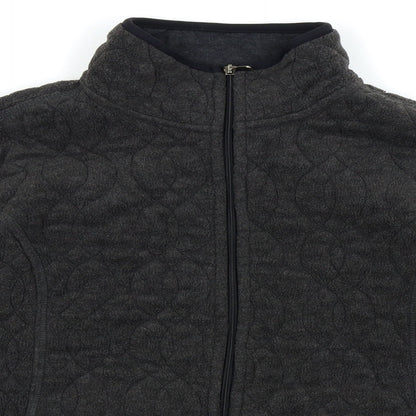 Eivissa Womens Black   Full Zip Jumper Size 10