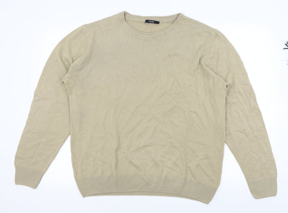 Asda George Mens Beige   Pullover Jumper Size L