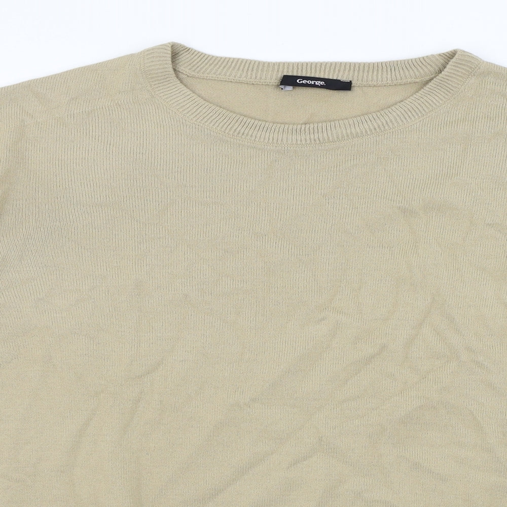 Asda George Mens Beige   Pullover Jumper Size L