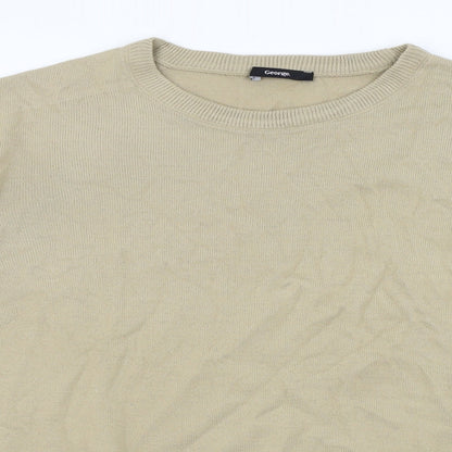 Asda George Mens Beige   Pullover Jumper Size L
