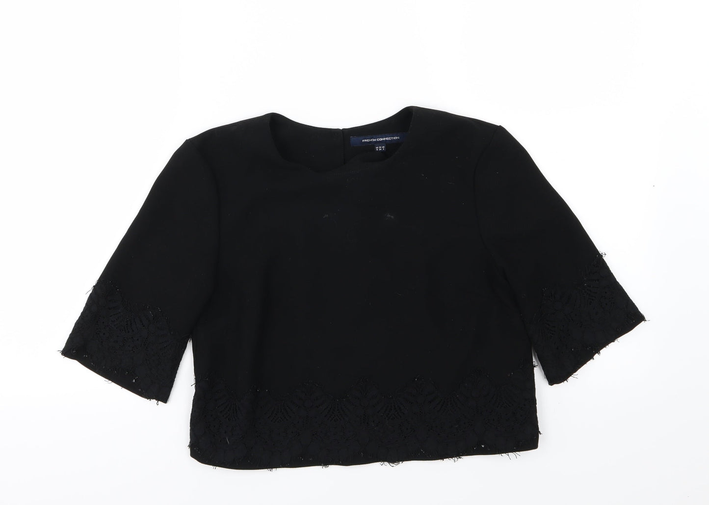 French Connection Womens Black   Basic Blouse Size 6