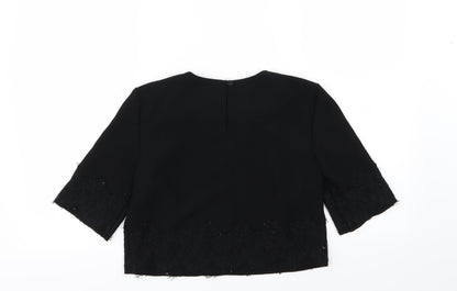 French Connection Womens Black   Basic Blouse Size 6