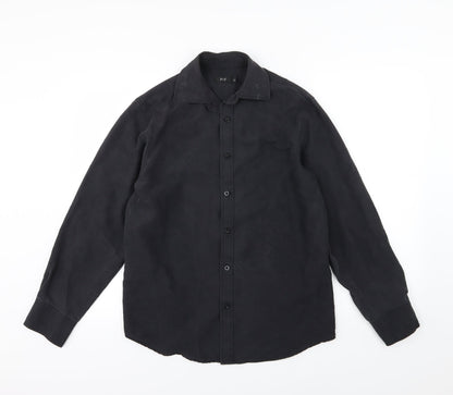 F&F Mens Black    Button-Up Size S