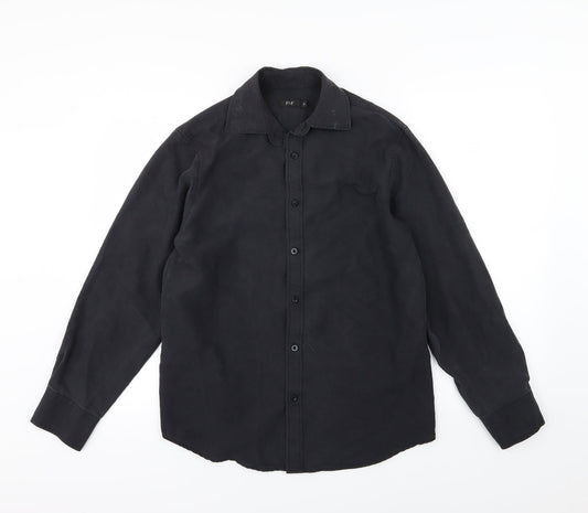 F&F Mens Black    Button-Up Size S