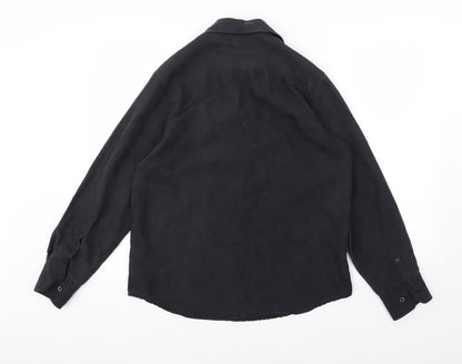 F&F Mens Black    Button-Up Size S