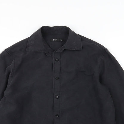 F&F Mens Black    Button-Up Size S