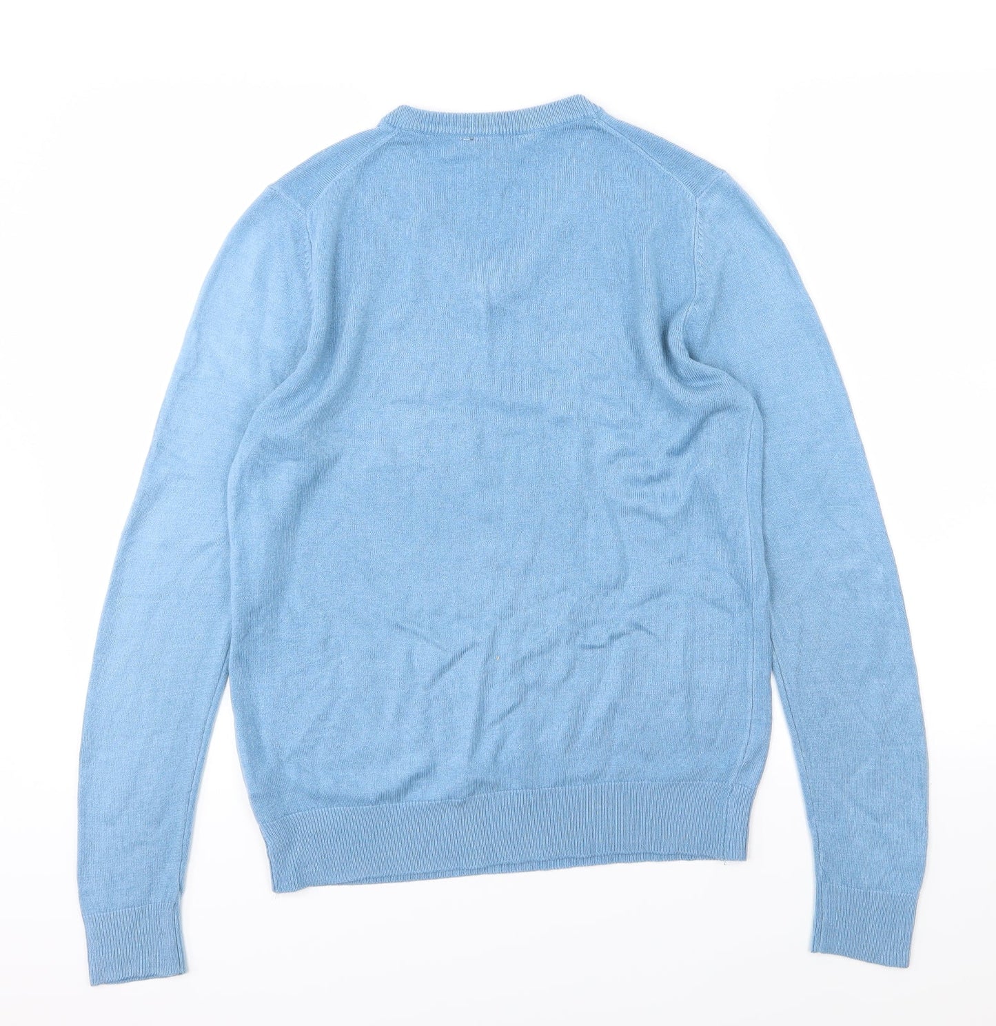 Cedar Wood State Mens Blue  Knit Pullover Jumper Size S