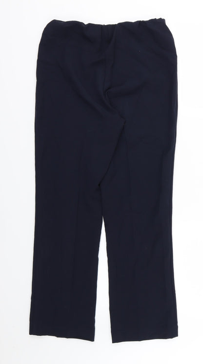 Classics Womens Blue  Rayon Trousers  Size 8 L27 in