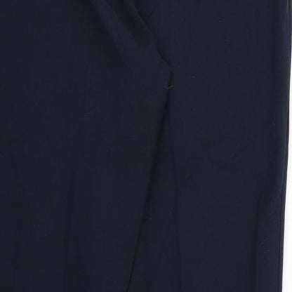 Classics Womens Blue  Rayon Trousers  Size 8 L27 in