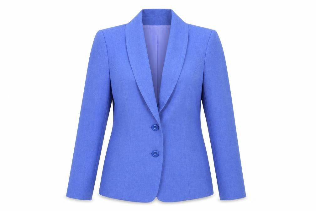 Womens UK Size 12 EWM Regular Purple Suit Jacket