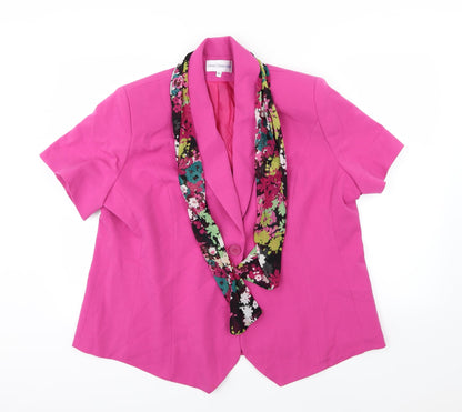 Womens UK Size 20 Gray Osbourn Pink Jacket