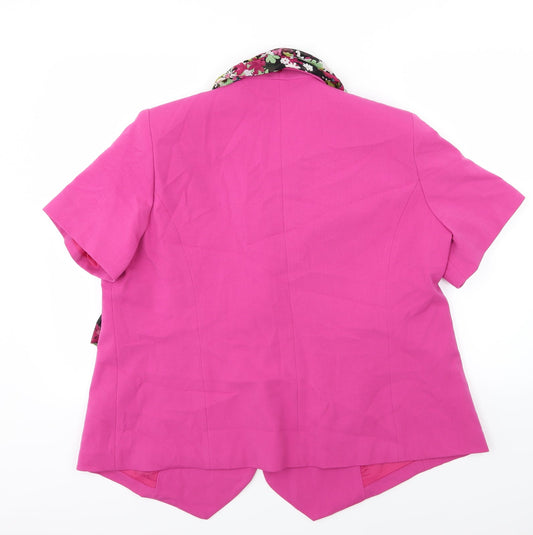 Womens UK Size 20 Gray Osbourn Pink Jacket