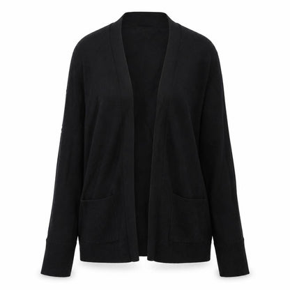 M&Co Womens Black  Knit Cardigan Jumper Size S
