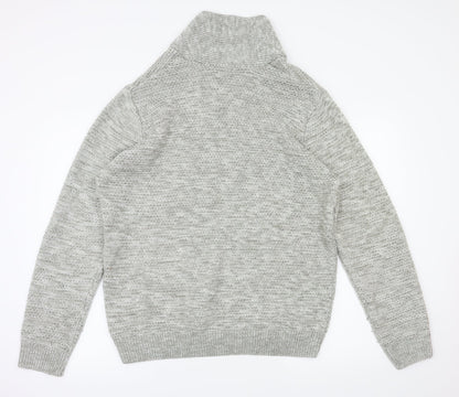 Acw85 Mens Grey   Pullover Hoodie Size L