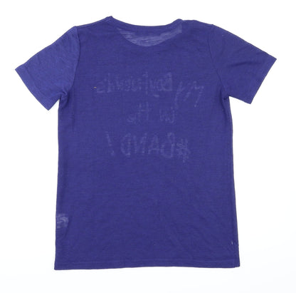 Primark Womens Blue   Basic T-Shirt Size 10