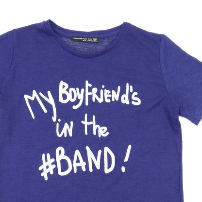 Primark Womens Blue   Basic T-Shirt Size 10