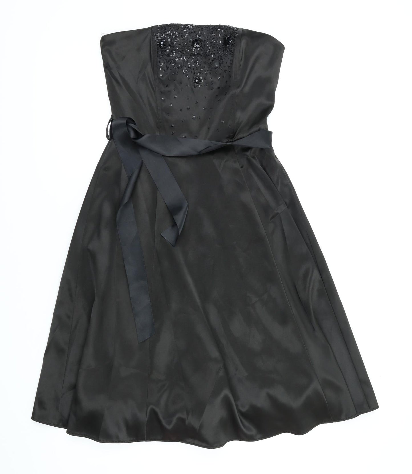 Select Womens Black   Fit & Flare  Size 8