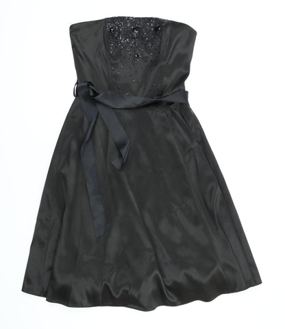 Select Womens Black   Fit & Flare  Size 8