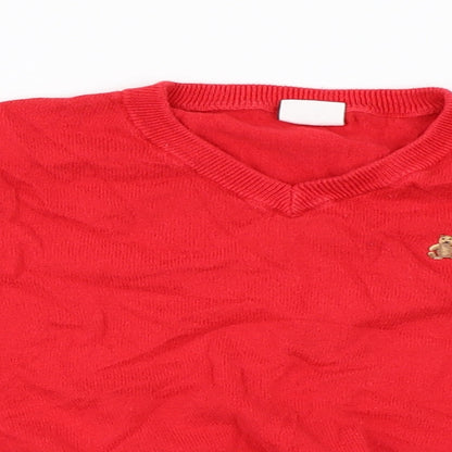 Gap Boys Red   Pullover Jumper Size 3 Years