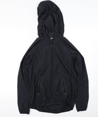 target active  Womens Black   Full Zip Hoodie Size 8
