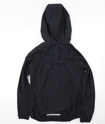 target active  Womens Black   Full Zip Hoodie Size 8