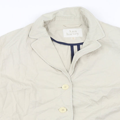 Womens UK Size 18 Ann Harvey Beige Jacket