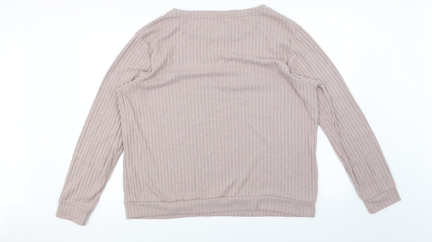 Love to Lounge  Womens Grey   Pullover Jumper Size XL