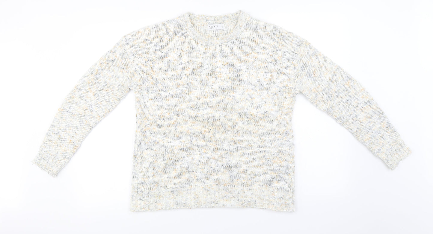 Papaya Womens Ivory   Henley Jumper Size M
