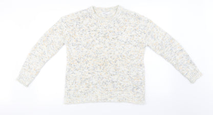 Papaya Womens Ivory   Henley Jumper Size M