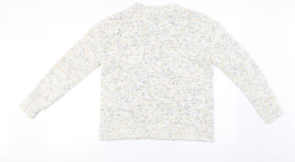 Papaya Womens Ivory   Henley Jumper Size M