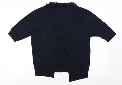 Phase Eight Womens Blue   Cardigan Jumper Size 14
