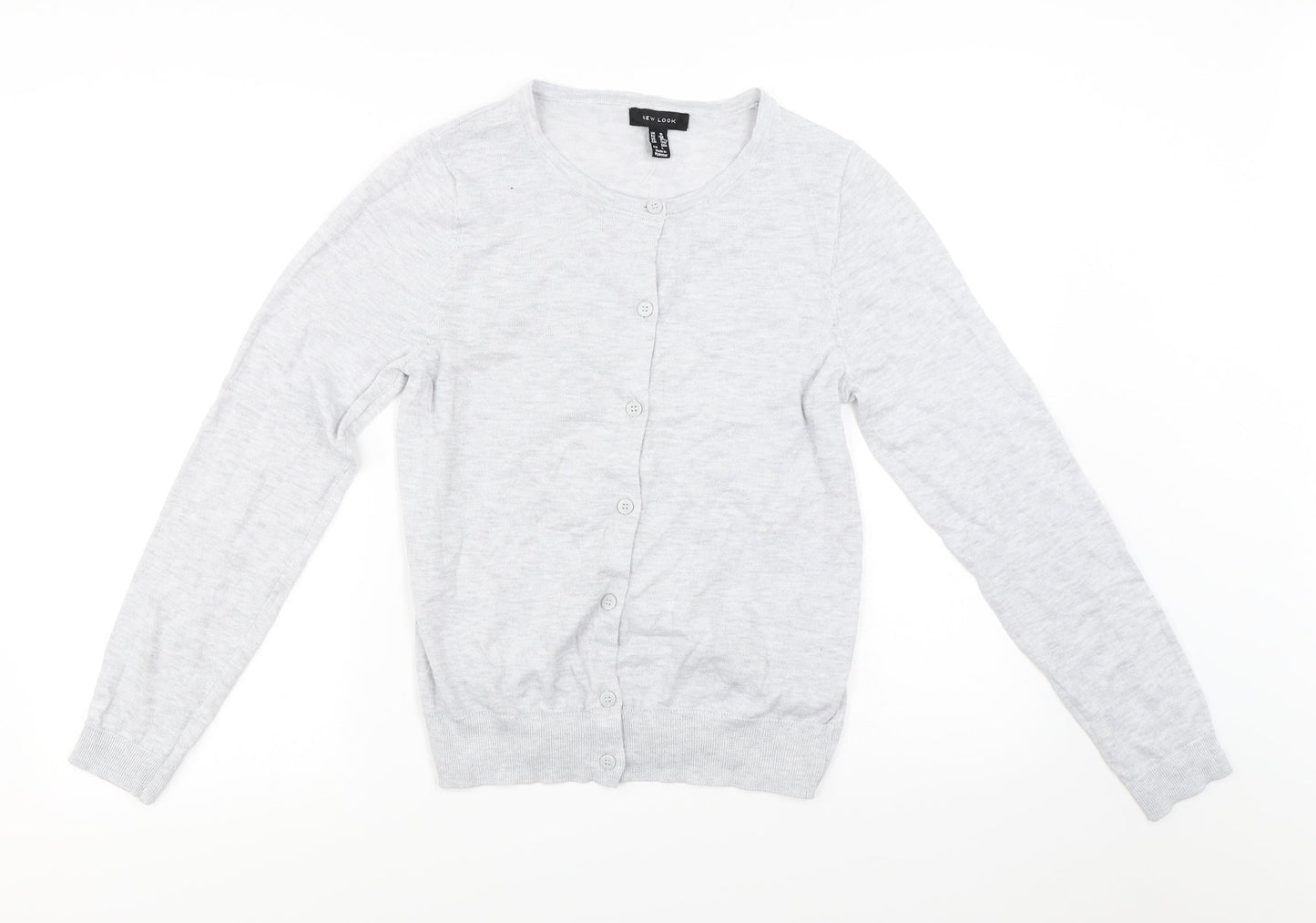 New Look Womens Grey   Cardigan Jumper Size 10