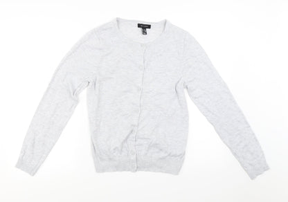 New Look Womens Grey   Cardigan Jumper Size 10