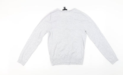 New Look Womens Grey   Cardigan Jumper Size 10